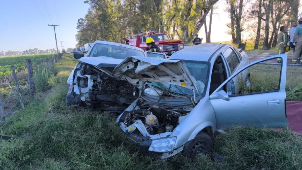 Choque fatal entre un auto y una camioneta en Córdoba