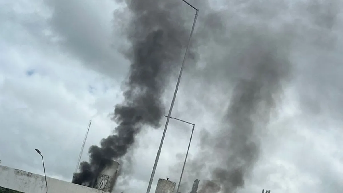 Incendio en un edificio de la ex Soppelsa frente a la Mujer Urbana
