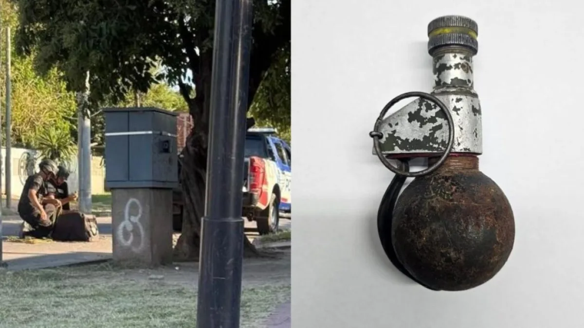 Arrojaron una granada contra policías durante un operativo en Villa La Lonja