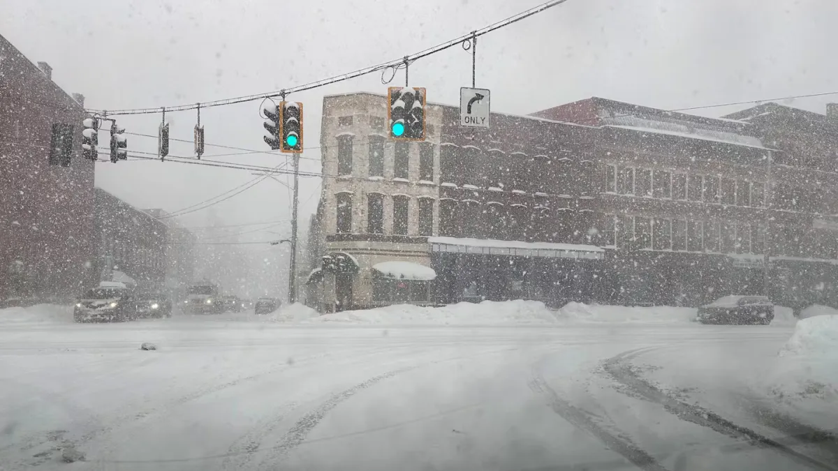 Tormenta de nieve en Nueva York paraliza el noreste de EE.UU.