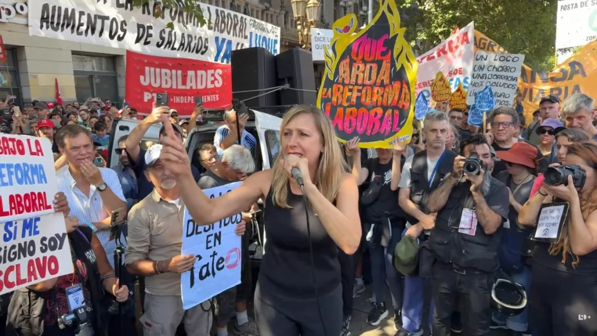 Incidentes y heridos en la protesta contra la reforma laboral: duras críticas de Myriam Bregman
