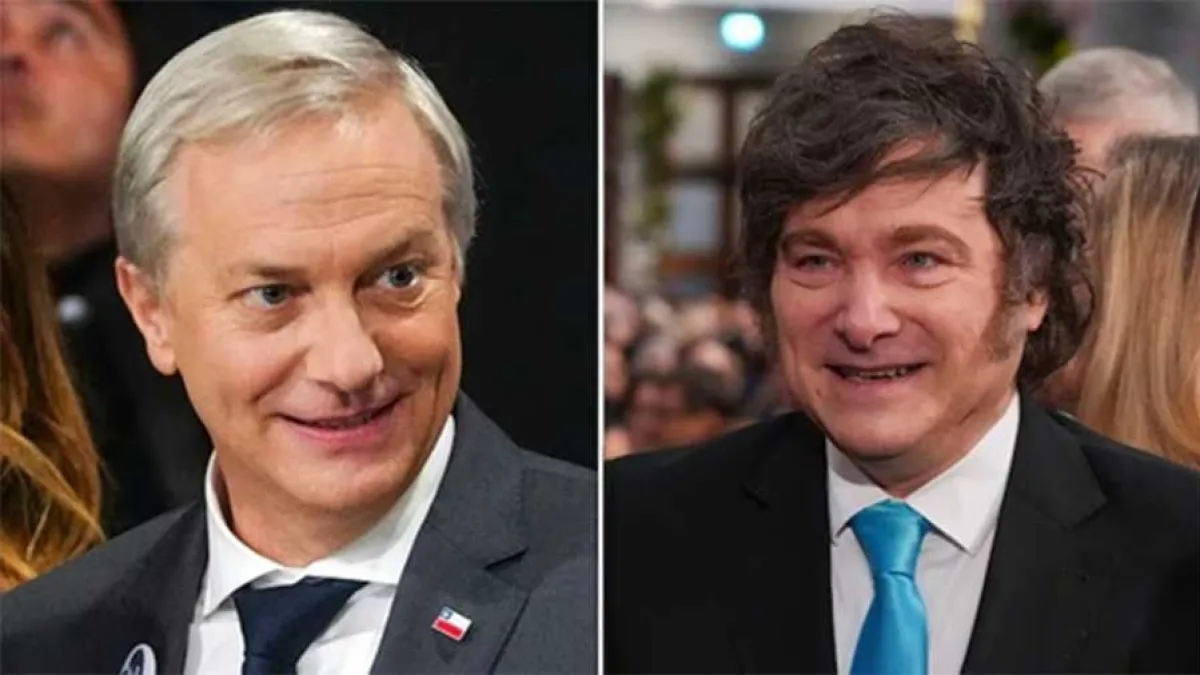 Milei llegó a Chile para asistir a la asunción de José Antonio Kast