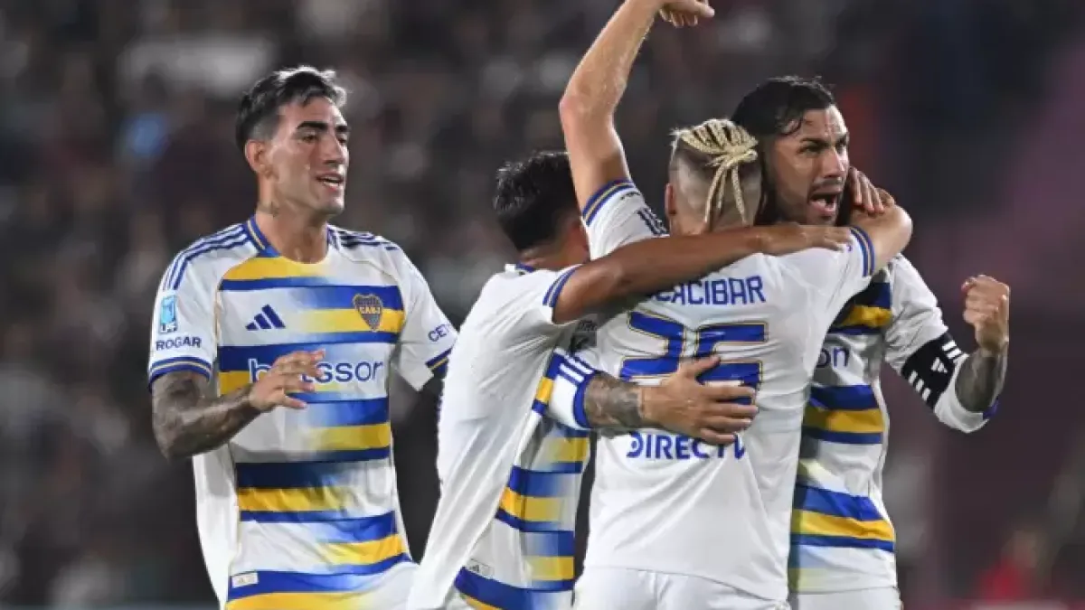 Boca ganó en su visita a Lanús por 3-0 y mostró su mejor versión