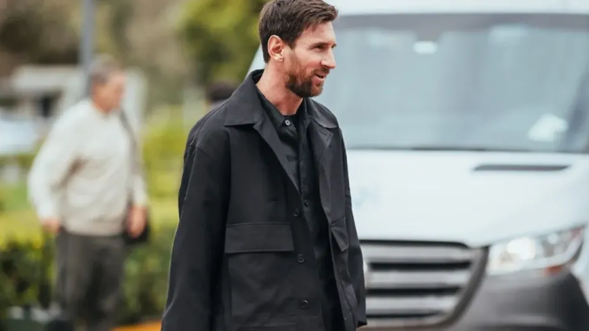Messi llegó al país de cara a los amistosos ante Mauritania y Zambia