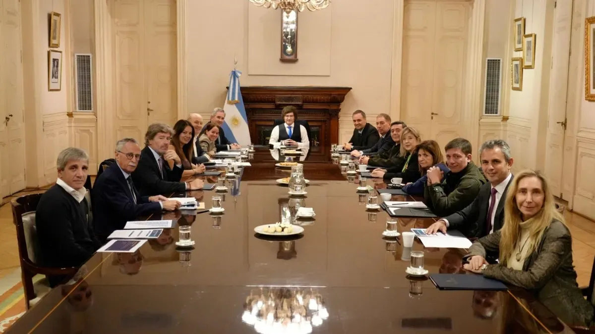 Javier Milei lideró una reunión de Gabinete para reforzar la unidad del Gobierno
