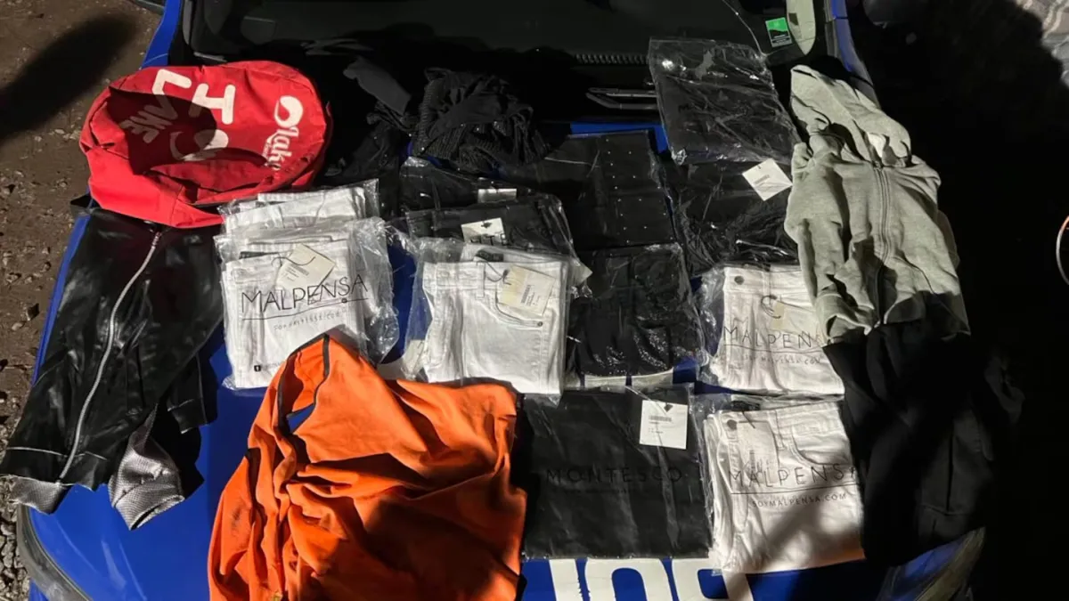 Córdoba: detuvieron a un naranjita por robar ropa en un local del Cerro de las Rosas