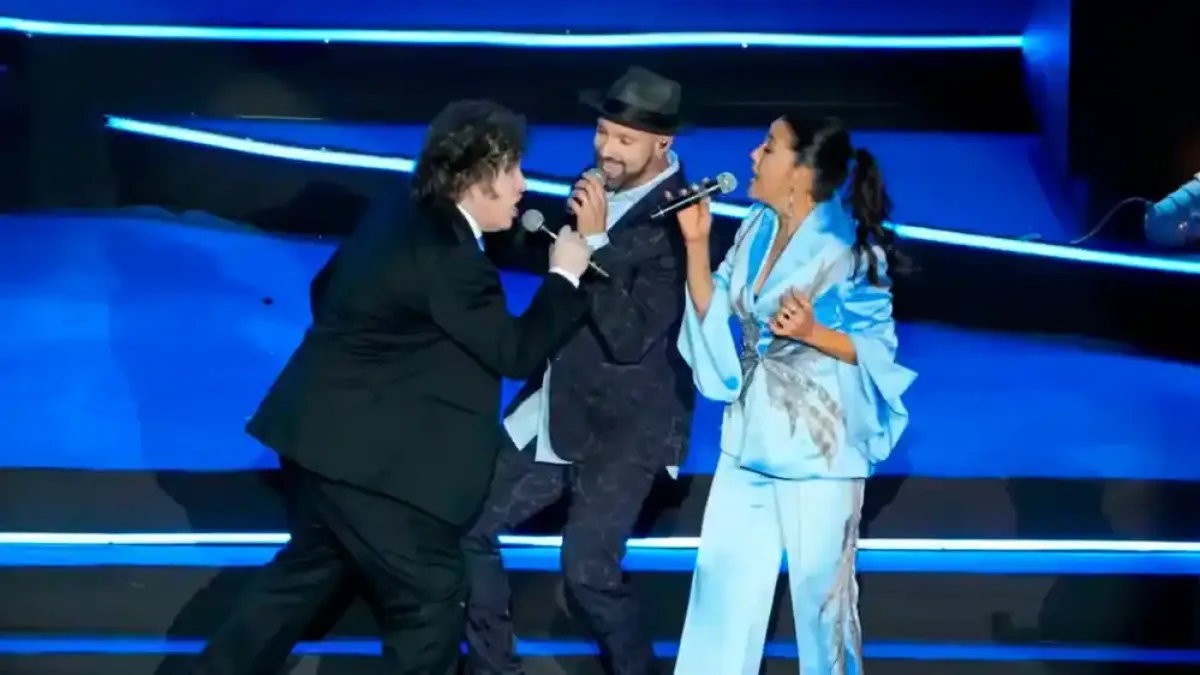 Milei cantó la canción 'Libre' de Nino Bravo en Israel