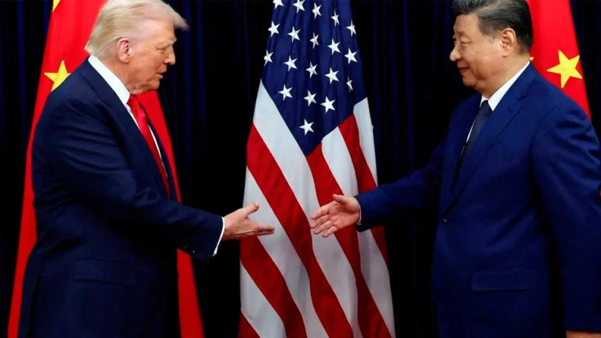 Trump llegó a Pekín para una cumbre con Xi Jinping