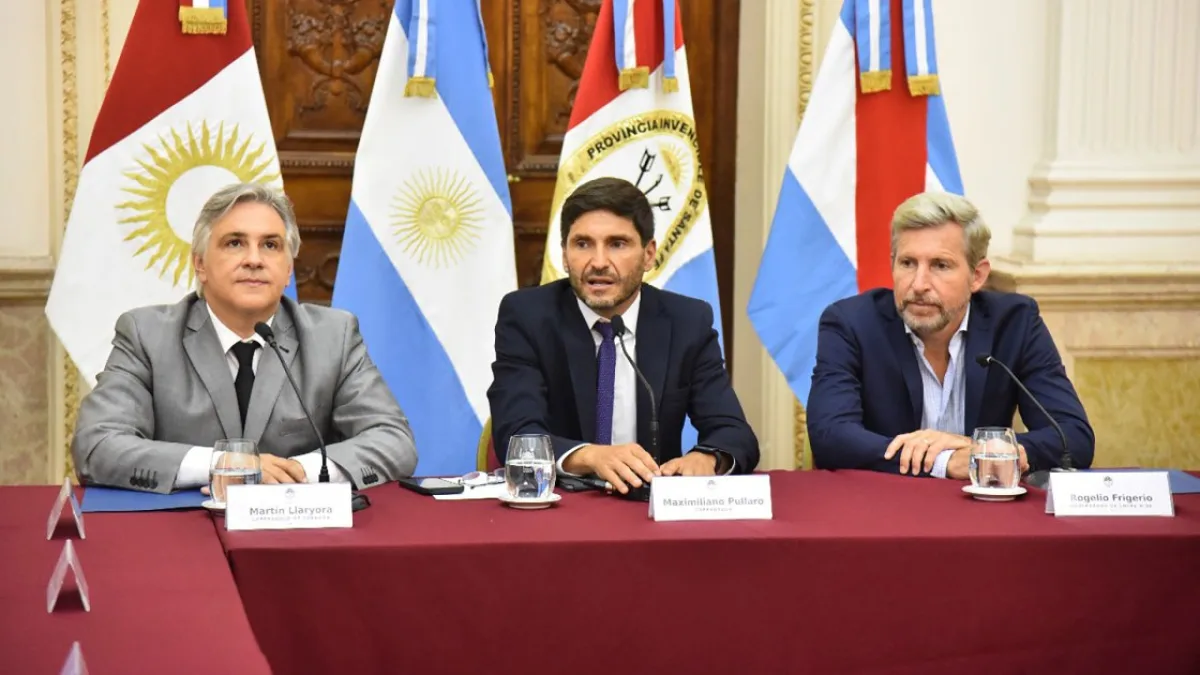 Santilli recibe este jueves a Llaryora, Pullaro y Frigerio