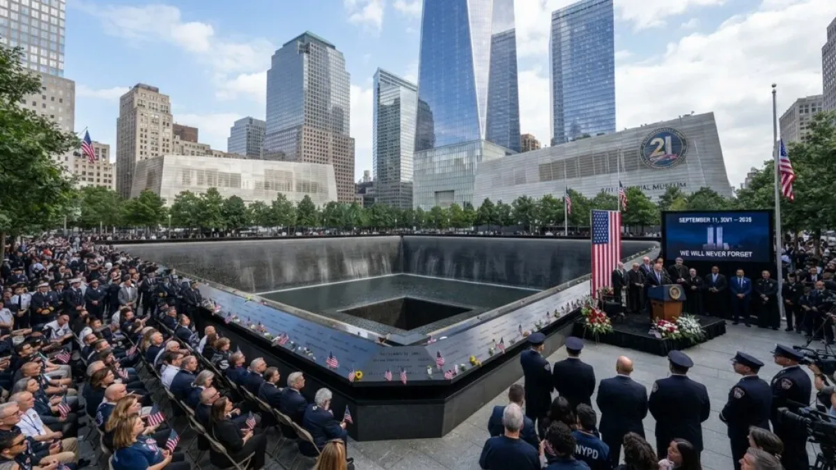 Estados Unidos conmemora el 25 aniversario del 11-S