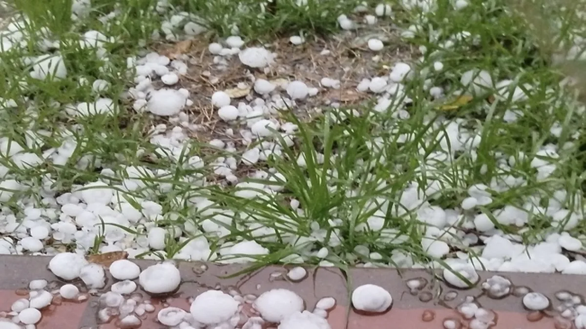 El tiempo en Córdoba: tormentas y caída de granizo