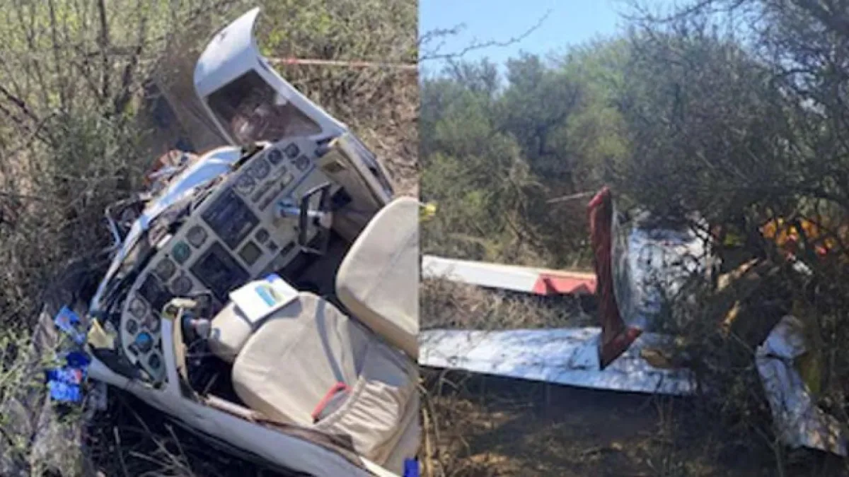 Cayó una avioneta en Córdoba y hay cinco heridos
