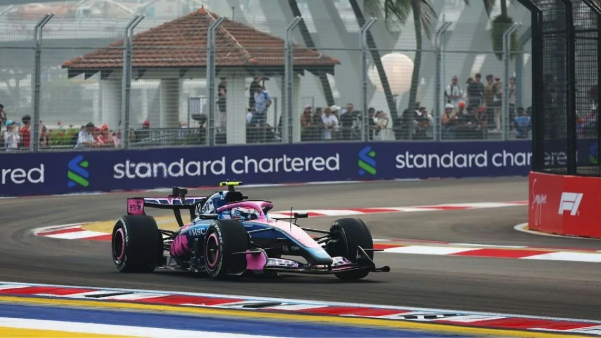 Colapinto largará 15° en el Gran Premio de Singapur