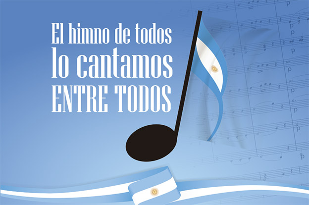Al himno lo cantamos entre todos